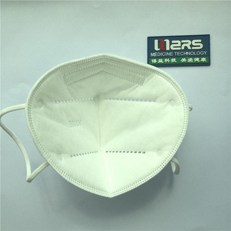 Szép minőségű 5ply pormaszk arcvédő por eldobható arcmaszk kn95