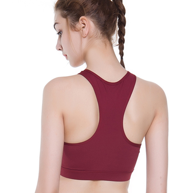 Új sport melltartó ütésálló futó fitness melltartó csipkével és szexi sport melltartóval