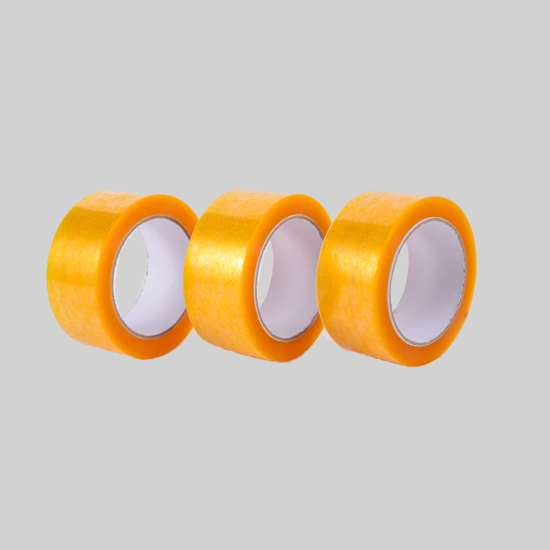 A Bopp csomagolása nagy viszkozitású, sárga átlátszó szalagot zár