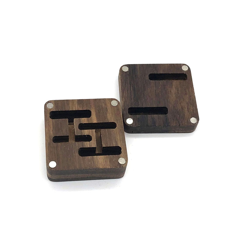 Testreszabott mandzsettagombos ékszerek, fából készült díszdobozok