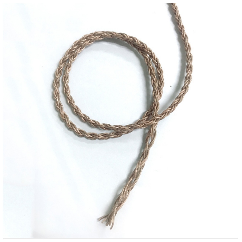 5N fejhallgató DIY vezetékes fejhallgató vezeték 8-szálú egykristályos réz bevonatú ezüst huzal HiFi fejhallgató vezeték