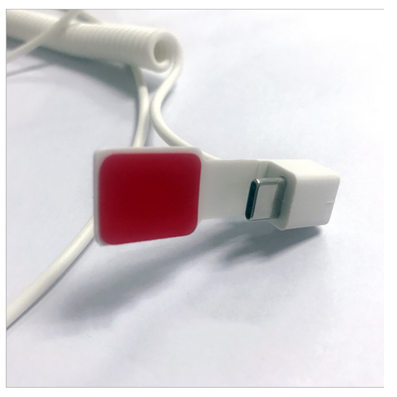 Business hall spéci mobiltelefon-riasztó lopás töltőkábel Típus-C Android egyetlen termék kijelző kinyújtó rugós drót