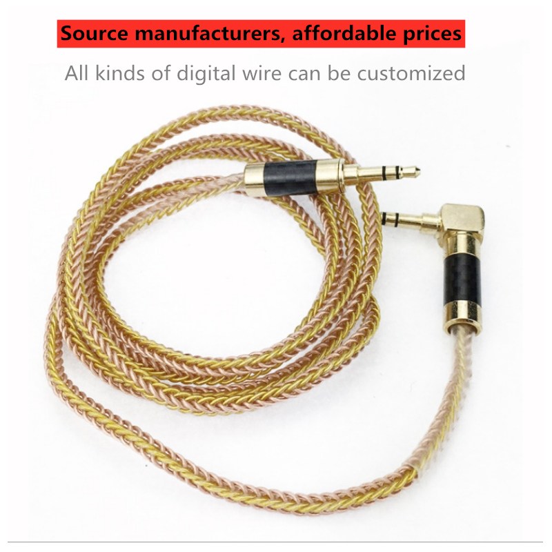 Egyedi 3.5MMCX Mobil car audio line AUX könyök 8 diy mobiltelefon kapcsolat a vonal rögzítéséhez