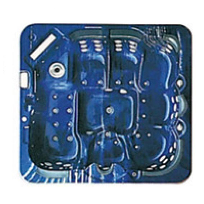 szabadtéri pezsgőfürdő és masszázsmedence 7 párnával