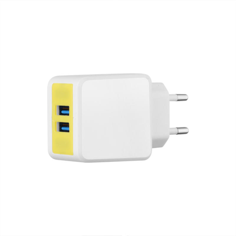Két portos hordozható USB fali töltő több portos USB-töltők, EU \/ USA \/ UK \/ AU OEM