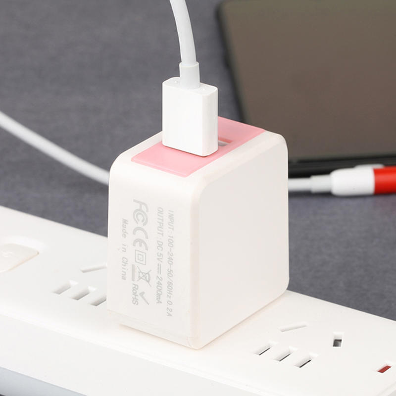 Két portos hordozható USB fali töltő több portos USB-töltők, EU \/ USA \/ UK \/ AU OEM