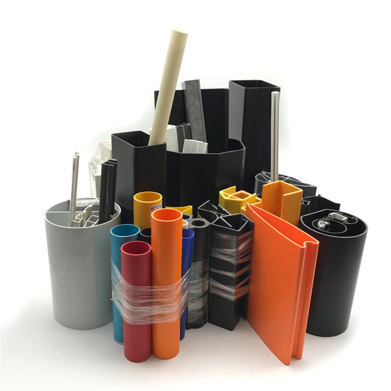 Nem szabványos egyéni gyártás olcsó extrudált Pvc műanyag profil építőanyaghoz