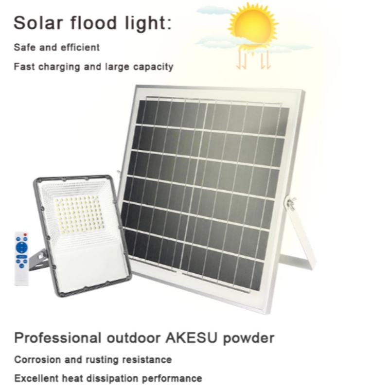 IP65 20W 30W 50W 100W Led Solar Flood Light eltávolító vezérlővel