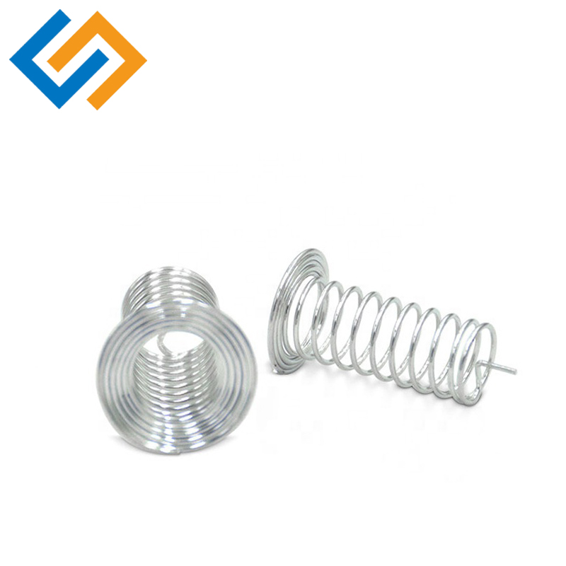 Hosszú rozsdamentes acél nyomórugó