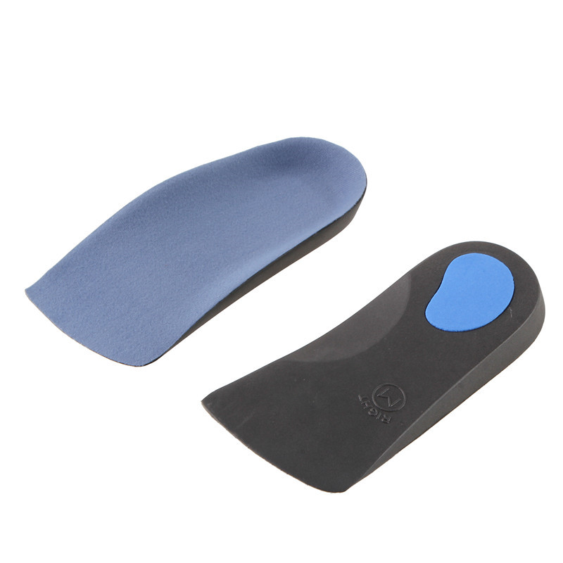 3/4 Hosszúság PU Hard Plastic High Quality Customs Flat Feet Arch Support Ortoppedic Shoe Insoles