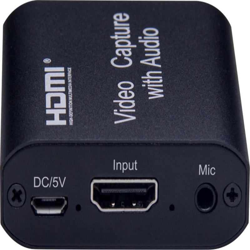 V1.4 HDMI-videó rögzítés HDMI-kimenettel, 3,5 mm-es audióval