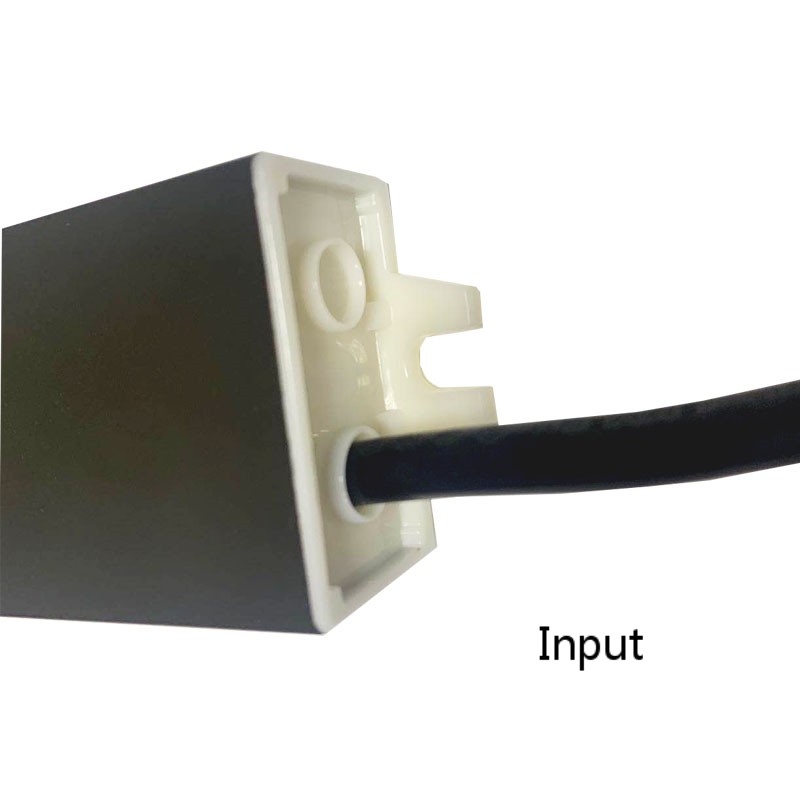 25w 2.08A 12V állandó feszültségű, vízálló fekete szürke alumínium tápegység