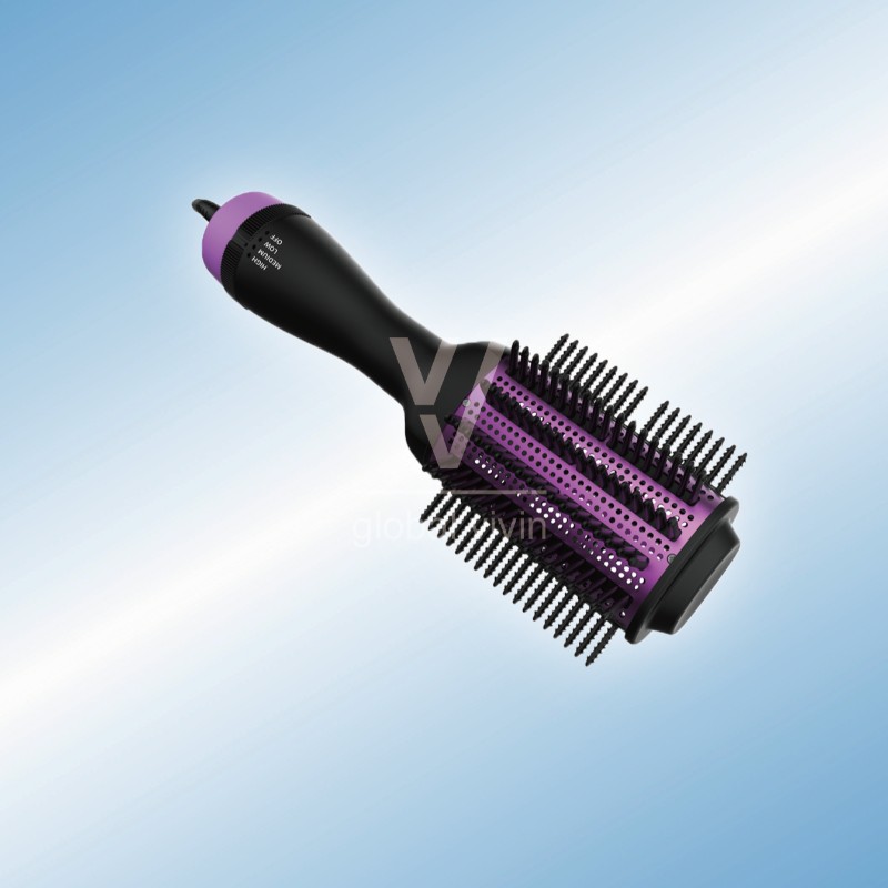 4-in-1 Barbed Teeth Hot Air Brush-VVVD06