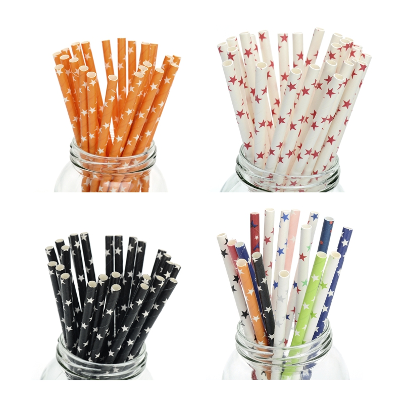 Egyenes papírszalma