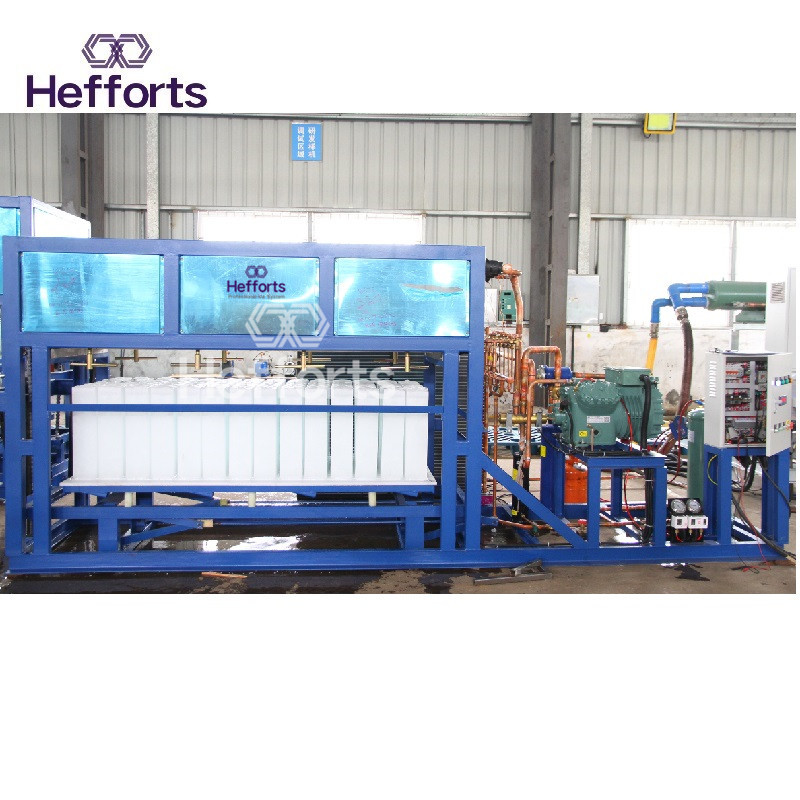 forró kamrahőmérsékletű nagy teljesítményű blokk jéggép