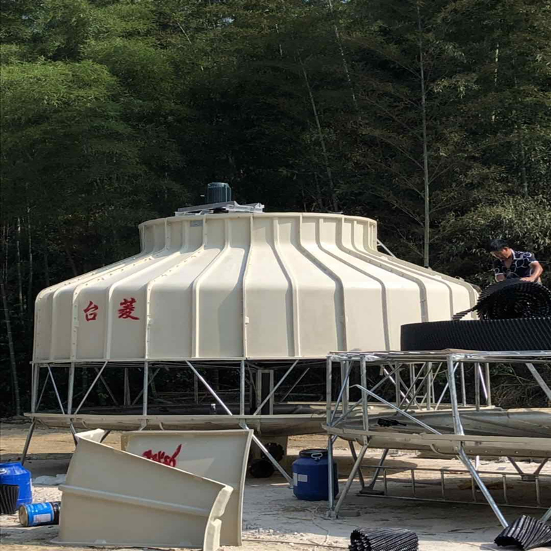 500 tonna Kínában gyártott üvegszállal erősített műanyag ellenáramú hűtőtorony