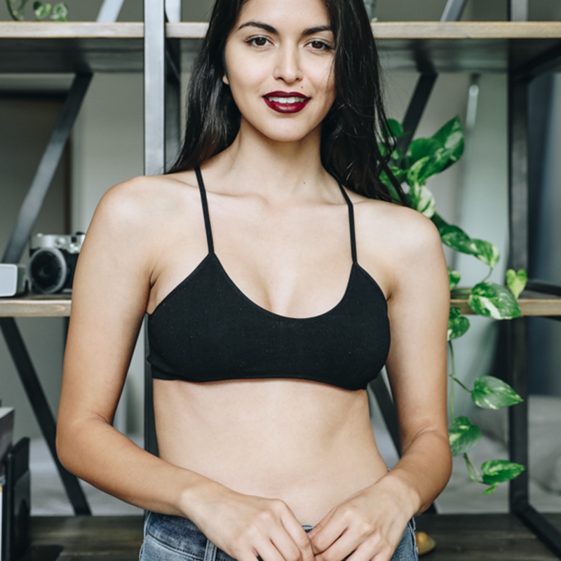 GA-5304 Grace Girl Seamless Slash Racer Back Bralette