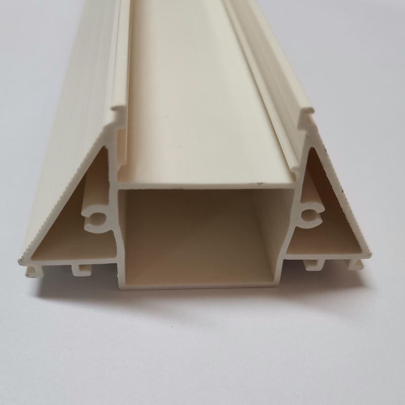 Egyedi extrudált műanyag profil extrudált, pvc műanyag szelvény kínai műanyag gyártótól csúszó világításhoz