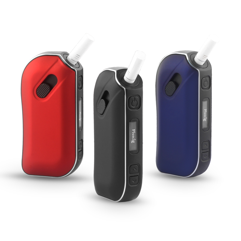 Pluscig P2 fűtés elektronikus cigaretta száraz gyógynövény párologtató egészség dohányzó készülék