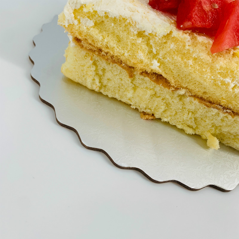 Kagylós süteménytábla, ezüst, 6 hüvelyk, zsírmentes torta alátét 15 cm, kicsi süteményalapok