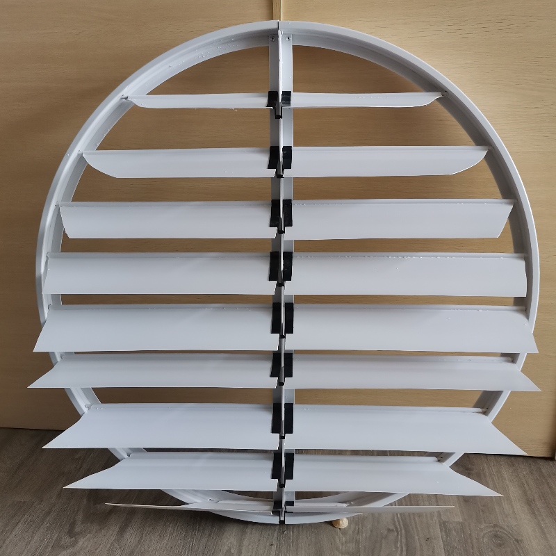 PVC redőny PVC redőnyök a kipufogóventilátor rendszer automata padlóburkolatához a szellőztetőrendszer iparágak számára