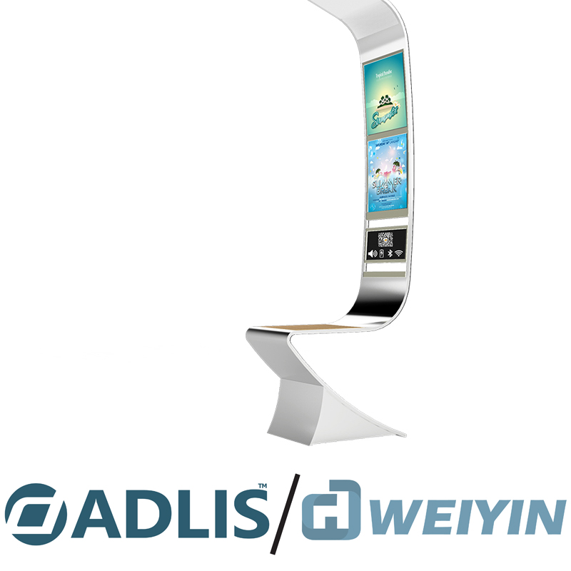 Többfunkciós nagyfelbontású hirdetések: Nappali Bench Smart City