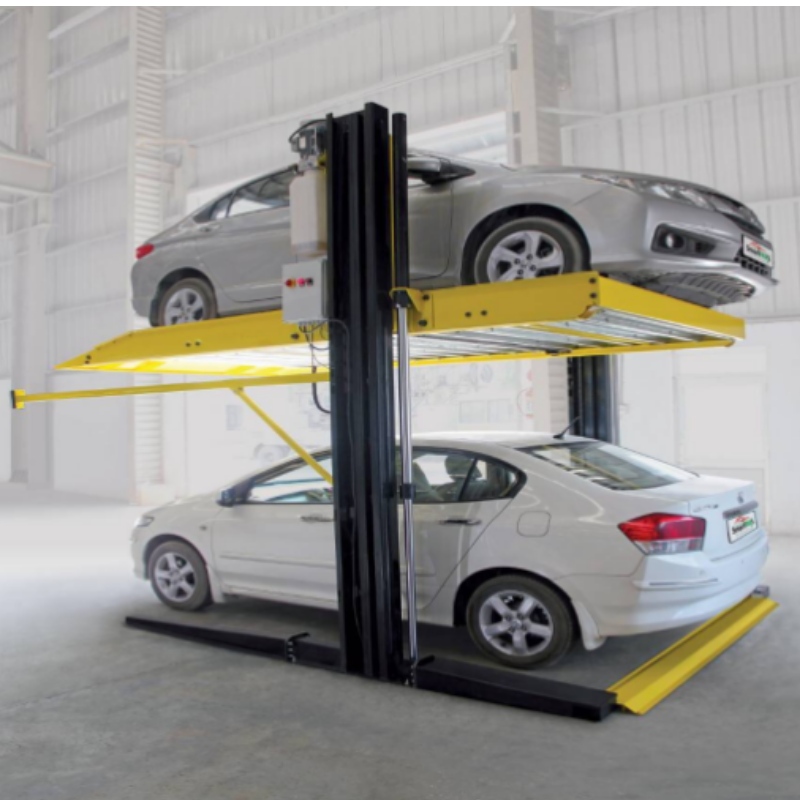 Osztott oszlopok Két Post Hydraaulic car Parking Lift háztartási sztereó garázsokhoz