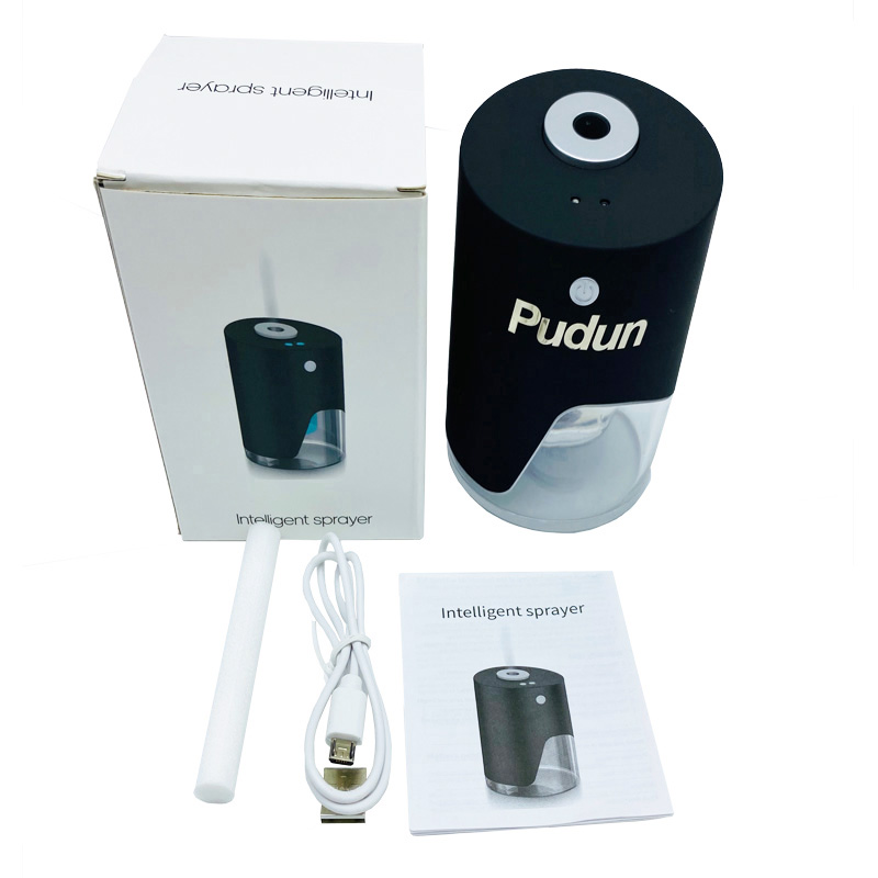 Intelligens infravörös indukciós fertőtlenítő permetezőgép, kézi cikkek automatikus indukciós asztali alkoholsterilizáló spray sterilizáló