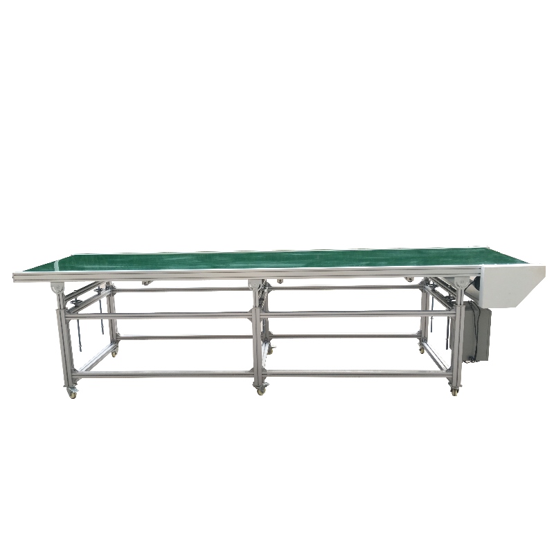 Injekciós manipulátor speciális szállítószalag 300W2500L PVC magas hőmérsékleten ellenálló szállítószalag