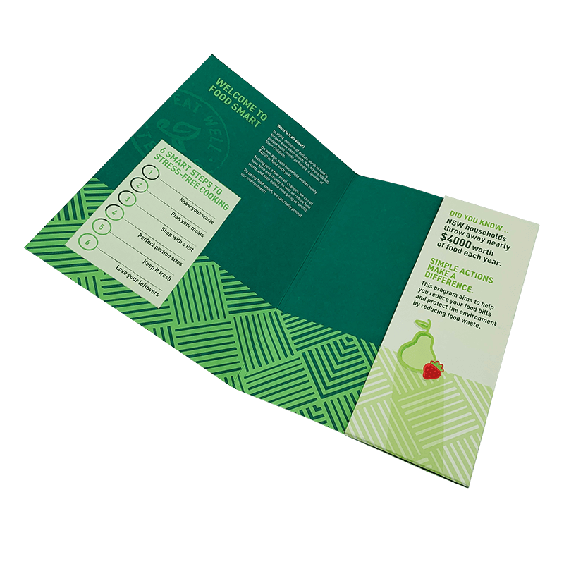 Egyéni nyomtatású A4-es papírportfóliók