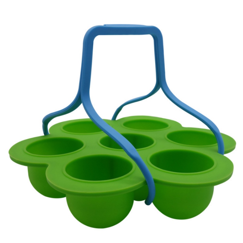 7 lyukú szilikagél kiegészítő ételdoboz fogantyú, szilikon tortaforma, jégrács