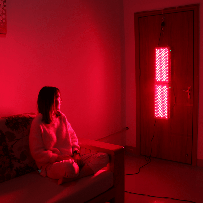 Függőleges függesztés az ajtón otthon Teljes test vörös fény kezelési eszköz Két RD1000 összeállított FDA nyilvántartás