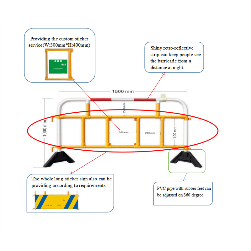 forgalmi akadályok építése tömegirányító útzár 2 m tömegellenőrző korlát a gyalogosok biztonsága érdekében