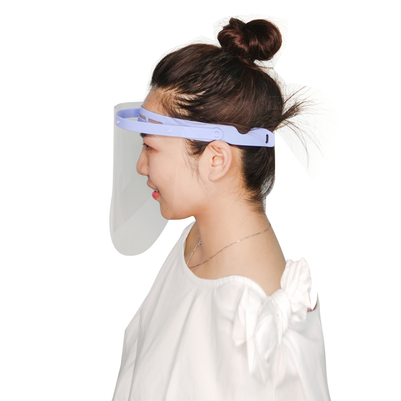Gyári ár 0,25 mm-es átlátszó ködgátló bevonat állítható arcvédő arcvédő fogászati