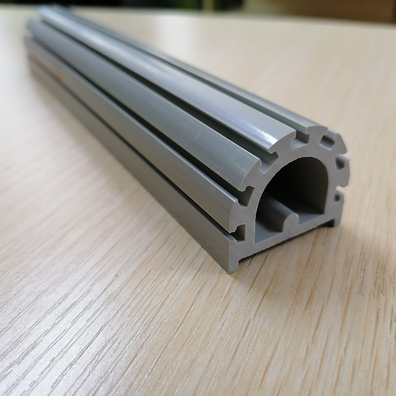 Nem szabványos, egyedi gyártású PVC profilú gyári PVC ipari profil PVC D alakú profil