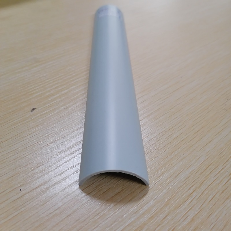 PVC C csatornás félkör pvc csőcsík pvc extrudált profil az élvédelem érdekében