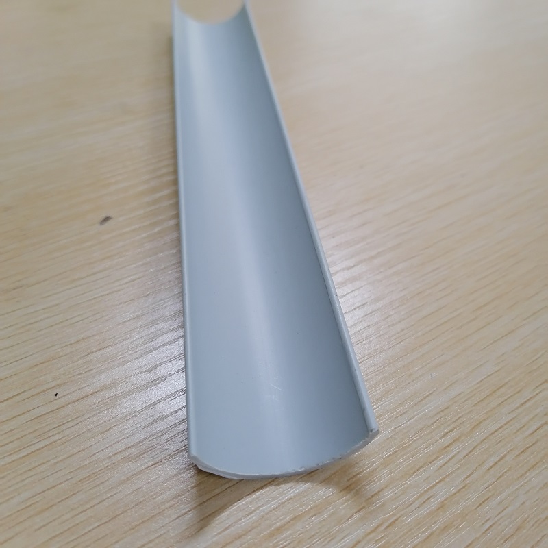 PVC C csatornás félkör pvc csőcsík pvc extrudált profil az élvédelem érdekében