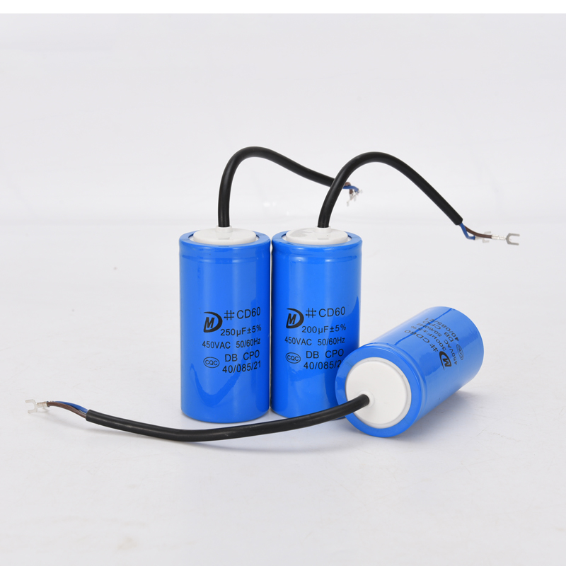 Egyedi váltakozó áramú motor-indító kondenzátor vízszivattyú-kondenzátor