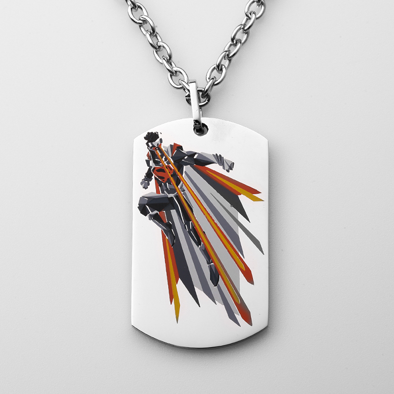 Superman rozsdamentes acél medál Superman Dog Tag nyaklánc