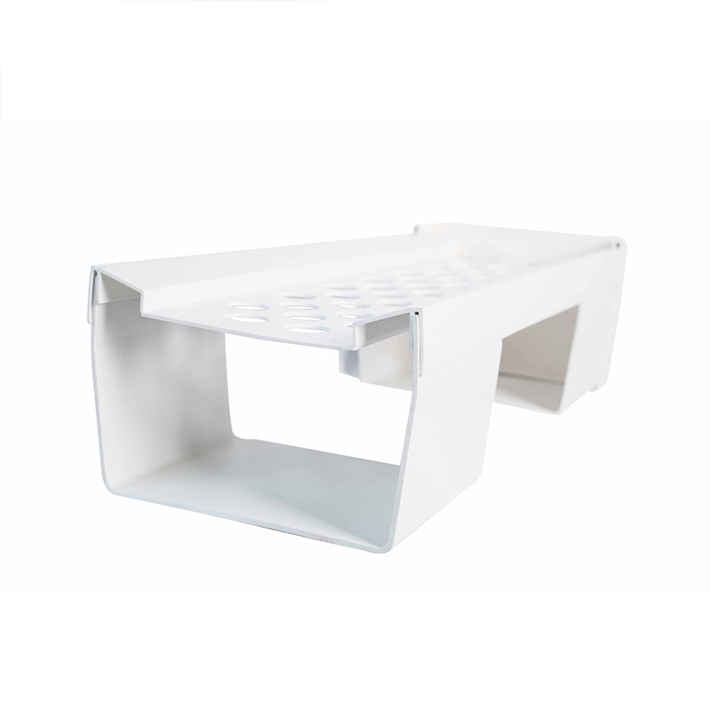 Egyedi PVC műanyag profil extrúziós szögletes cső vízesések lépcsőjéhez PVC műanyag vízfüggöny barázda