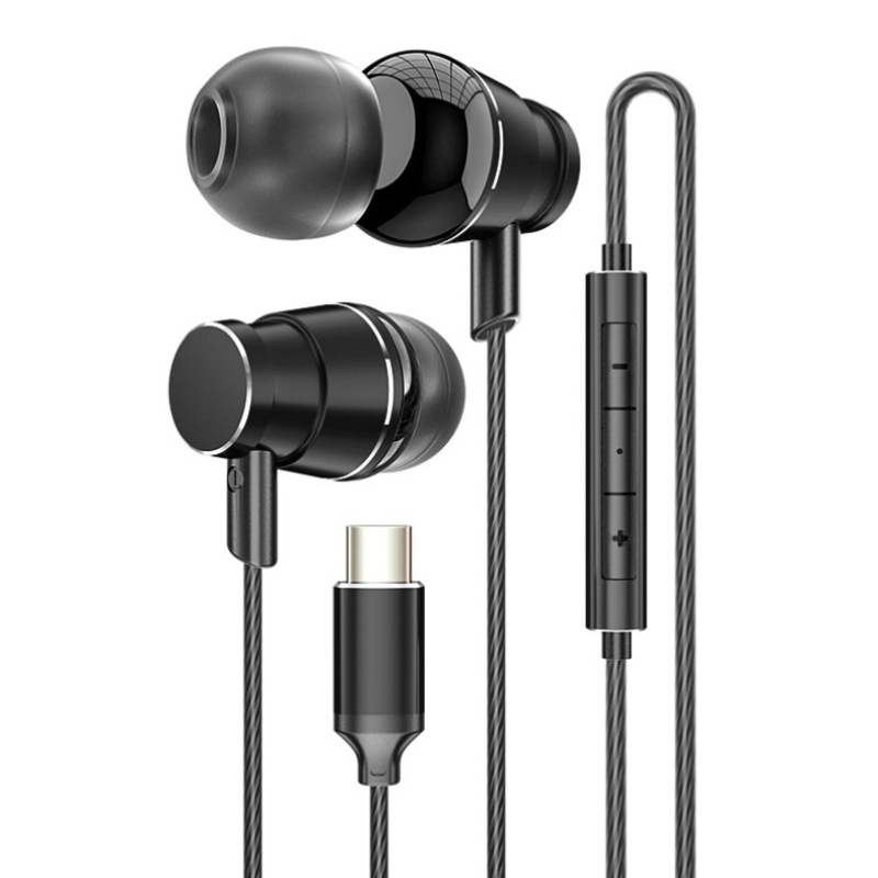 HIFI fülhallgató szuper sztereó hang fülhallgató headset C típusú vezetékes fejhallgató Huawei Xiao Samsung készülékhez