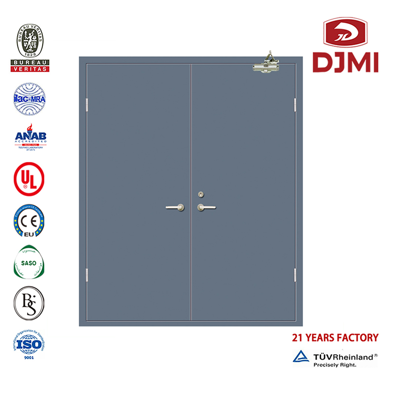 Kínai gyár Ul rozsdamentes dupla ajtós acéllemez ajtók tűzálló, kiváló minőségű dupla lengőajtók eladó négyzet alakú tűzálló ablakú Socool tűzálló acél ajtók olcsó dekoratív ajtók Kína szállító tűzáll...