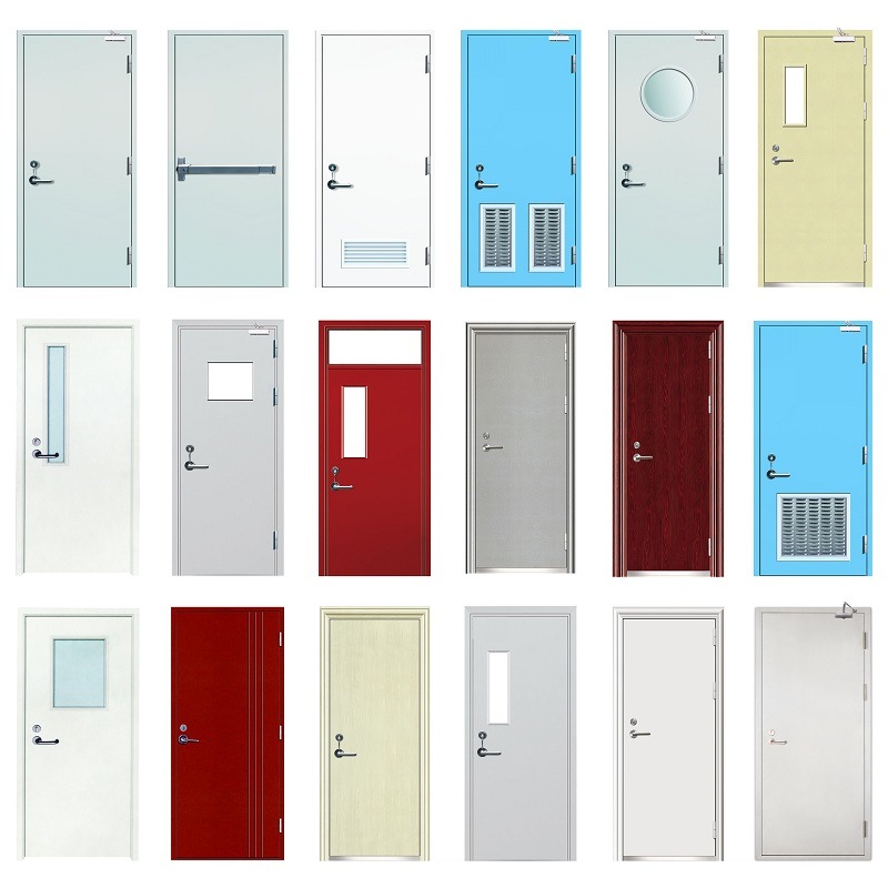 High Quality Proof Color 1.2Mm Thickness Fire Steel Wooden Fire-Proof door Grade I Olcsó Xzic 180Mins Ul Fire Rate Ul Fire Rate Acél Door Customized Security Doors 2 Hour 1Mm Thickness Material 180Mins Ul Fire Rated Steel Door
