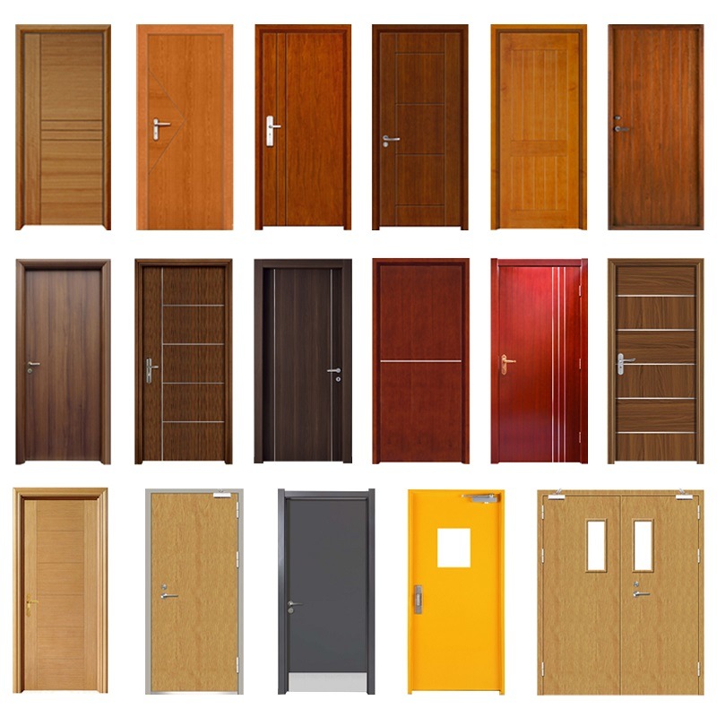 Olcsó Double Flush 3Hrs Rated Hotel Fire Door Chinese Factory Timber Hotel Interior Flush Steel Fire Rated Forge Safety Wooden Tűzálló Ajtó Customi Panic Push Bar Exit Metal Fire Door Hotel Ajtók