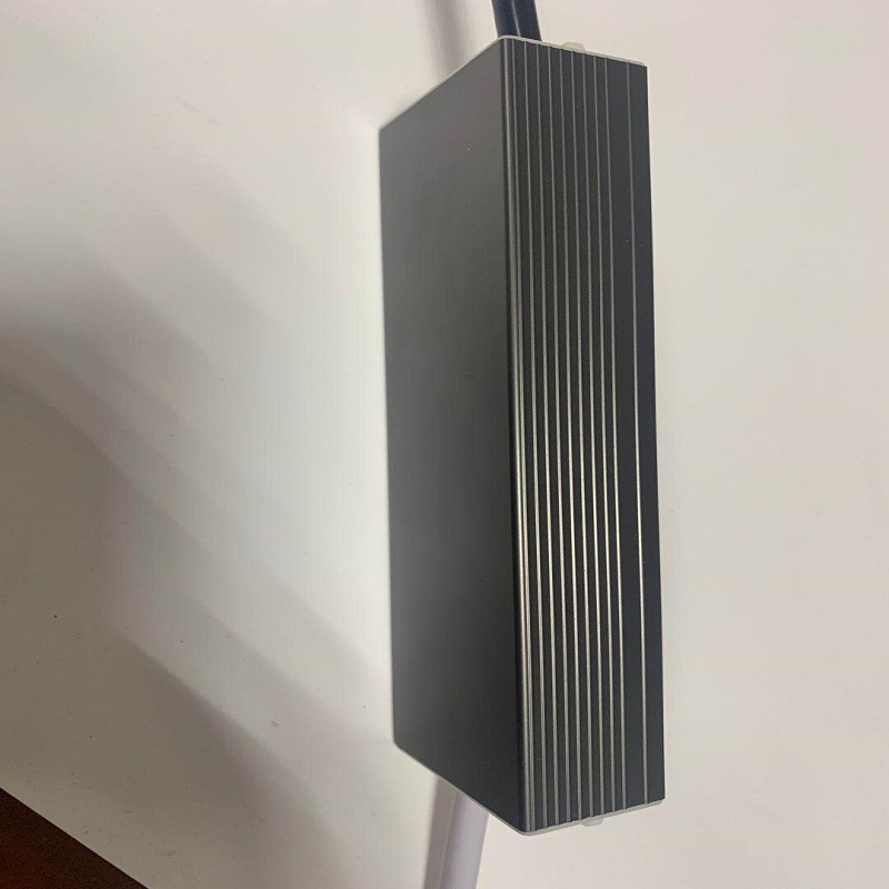 8W-12v Szürke, fekete héjú LED intelligens bútor alumínium héj vízálló tisztítógép tápegység