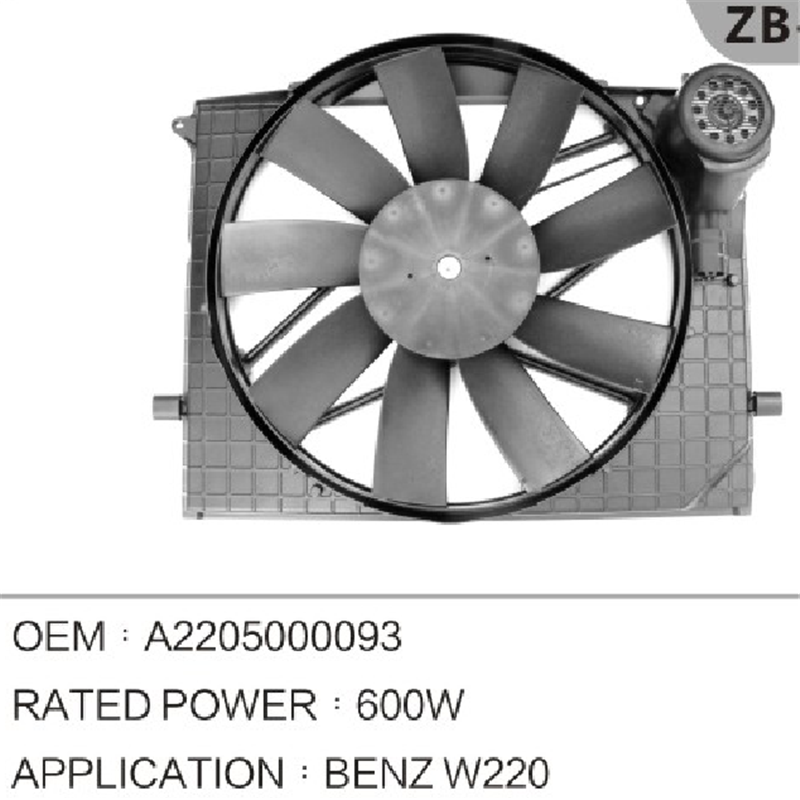 MERCEDES BENZ COORING FAN A20500093