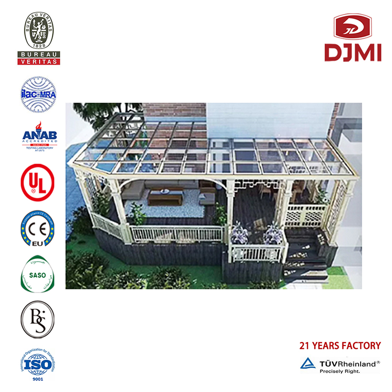 Forró eladás Aluminium Alumínium Design Sunroom Winter Graden szabott mezőgazdasági temperált Üvegház a Sunroom Garden Sun Szoba Multifunkcionális High Quality High Aluminum Glass Temperd Sunroom Veranda Sun Room