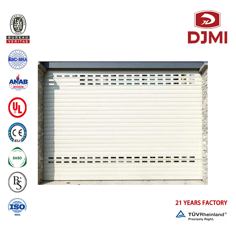 Fa Grain Rolling Door Hot Exing Wood Grain Rolling Door Manufacture Custory Garage Doors Multifunkcionális Aluminium Rolling Door TRANS Commercial Garage Doors Professional Electric Aluminium Roller Double Door
