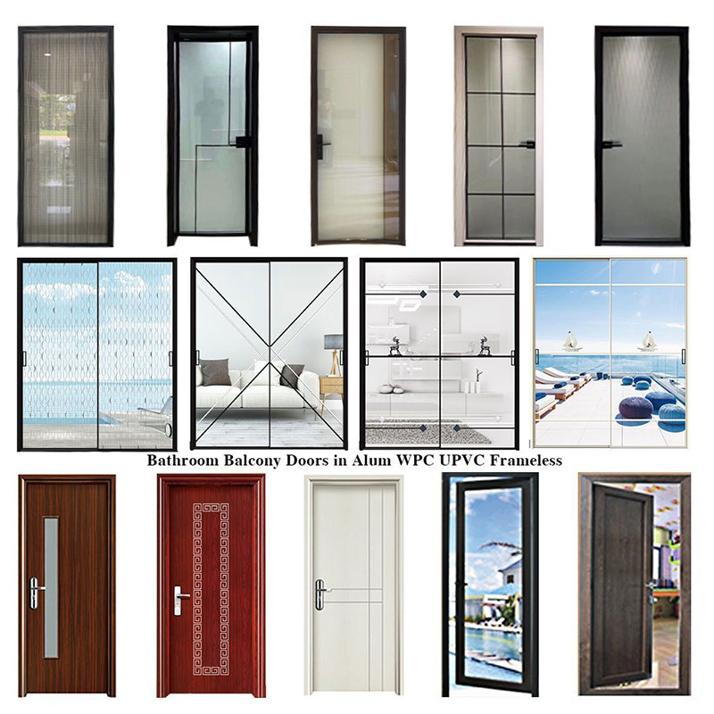 Professzionális árusító WC-ár Fülöp-szigetek Wpc Interior Door New Design Solid Fain Carving Wood Door Wpc Doors Price Brand New Design Wood Composite Door Wpc Doors Fürdőszoba