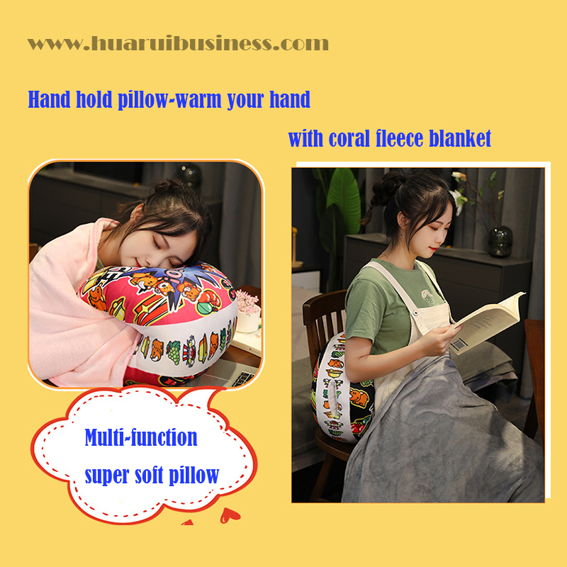 Spandex szuper puha párnát/kanapét/promóciós tárgyakat nyomtató játék: prémium, 3D pamut, korall gyapjútakaró, oldalzseb és meleg kéz